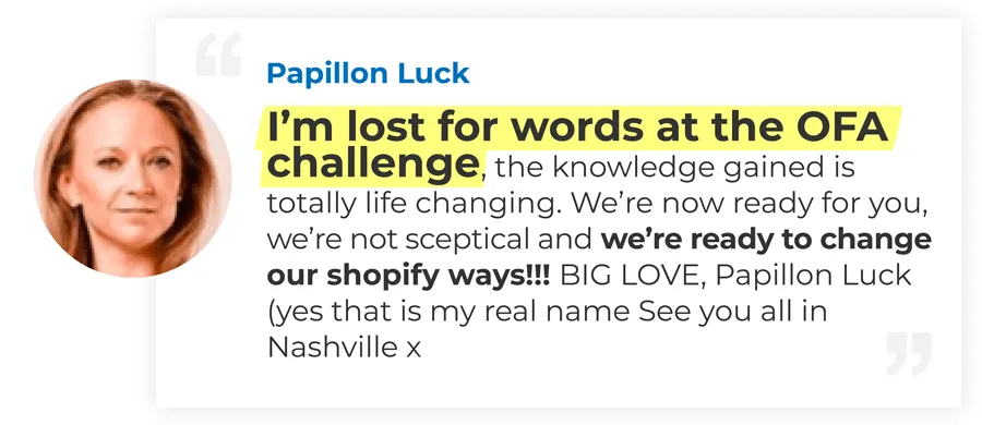 One Funnel Away Challenge testimonials